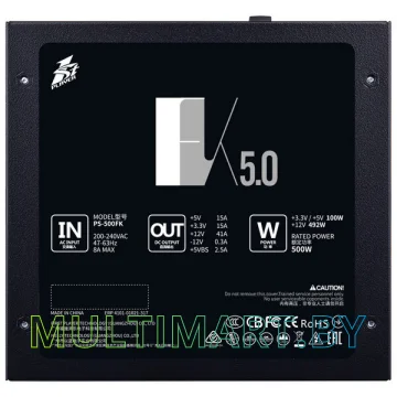 Блок питания 1stPlayer FK 500W (PS-500FK) картинка 9